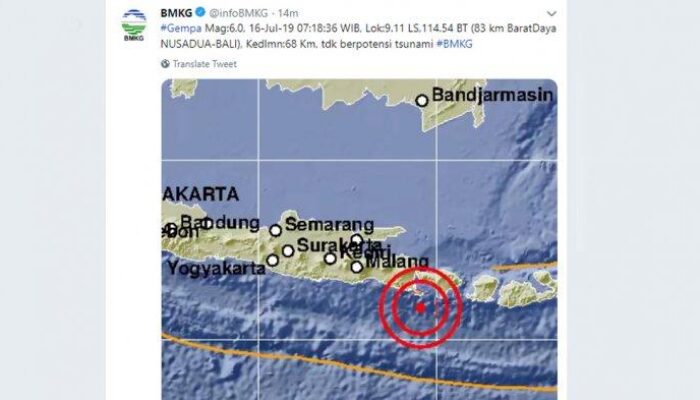 Gempa Magnitudo 6,0 Goyang Warga Yogya