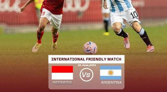 Saksikan Pertandingan Timnas vs Argentina di GBK Hari ini