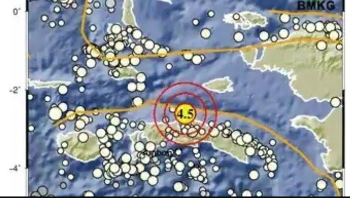 Gempa Bumi Baru Terjadi di Timur Laut Maluku Tengah, Lihat Koordinat dan Magnitudonya Menurut BMKG