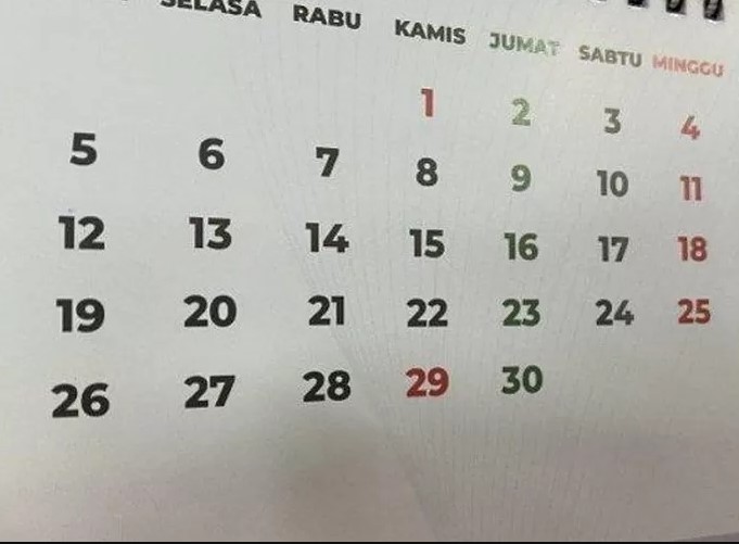 SAH! Pemerintah Tetapkan 28 dan 30 Juni Sebagai Cuti Bersama Idul Adha 2023