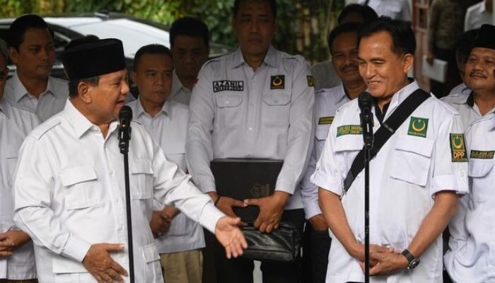 Partai Bulan Bintang (PBB) Resmi Menyatakan Dukungan untuk Prabowo Subianto di Pilpres 2024