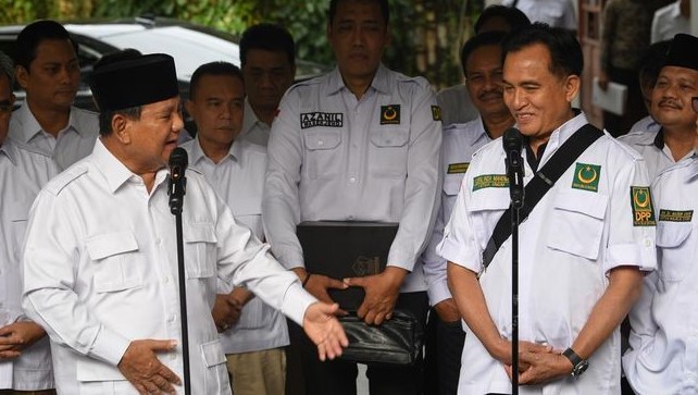 Partai Bulan Bintang (PBB) Resmi Menyatakan Dukungan untuk Prabowo Subianto di Pilpres 2024